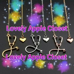 Nurse Stethoscope🩺 Heart ❤ Necklace